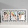 Photo frame plastic in 3 photos 10x15 cm "Small Binding" White 23.5x45.5 cm