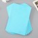 Foamiran glitter 2 mm, 20x30 cm, light blue