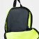 School textile school with pocket, yellow/black color, 22x13x30 cm