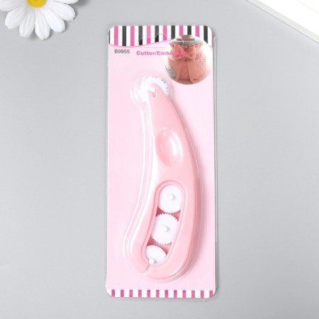 Tool for creativity Rezak + embossing with interchangeable nozzles 13x3.8x1 cm-5