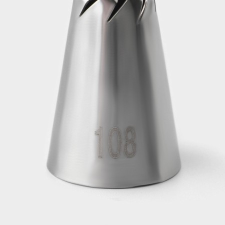 Konfinetta confectionery nozzle, D = 2.1 cm, No. 108-4