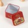 Casket Metal Square "Festive commotion" 7.5x7.5x6.5 cm