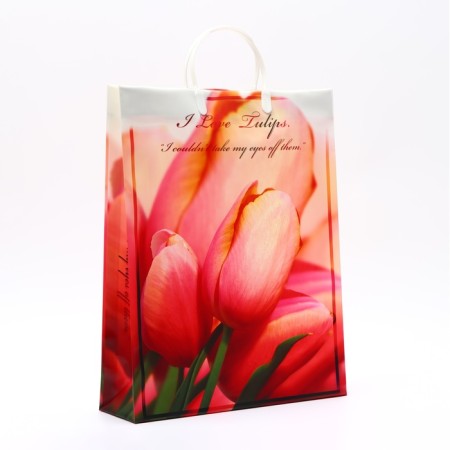 Package "Fiery Tulips", soft plastic, 42 x 32 cm
