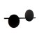 Wall lamp mantra eris, LED, 1280LM, 3000K, 600x32x286 mm, black color