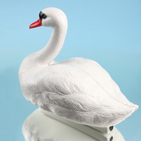 Waterfowl - the decoy figure "Swan" 36x19x27cm-1