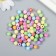 Beads for creativity plastic "Ethno drawing" Color set 25 grams 0.8x0.8x0.8 cm