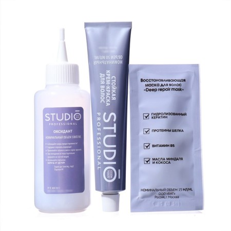 Persistent hair dye Fashion Color Studio Profeshnl, dark chestnut, 3.0, 115 ml-6