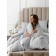 Wede Charlotte Pearl Wall, size 140x205 cm, color gray color