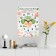 Carting clock, interior "Russian bath rules", 30 x 40 cm, on canvas, silent