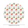 Tables on the table "Fairytale cats", round, oxford, elastic band, size 120x120 cm, diameter 75-100 cm