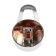 Zein mixer handle, under a 35 mm cartridge, plastic, chrome