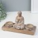 Souvenir Polystone candlestick for 2 candles "Buddha - Meditation" for silver 8.7x24.3x15 cm