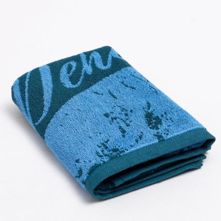 The towel Named Tensor Ethel Denis is blue, 50x90cm, 100% cotton, 420g/m2-1