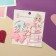 Hair set "vanilla" (4 elastic bands, 4 invisibles) bunnies, pink