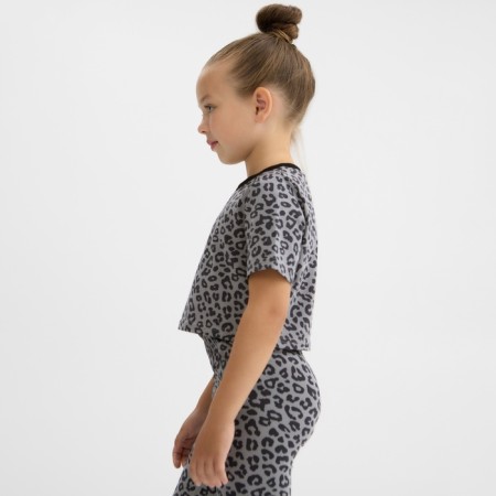 T-shirt Baby shortened KAFTAN TRENDY GREY, R.36 (134-140)-2