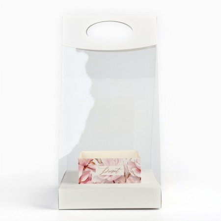 Box Gift folding carrion for colors, packaging, "tenderness", 20 x 20 x 4 cm-4