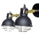 Wall lamp 3x40W E14, size 62x20x26 cm