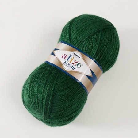 Yarn "Angora Real 40" 60% acrylic, 40% wool 430m/100g (563 dark)-1
