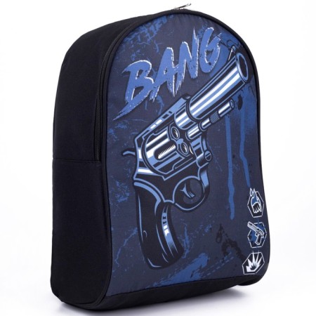 School Bang's backpack, 27x14x38, lightning department, black-4