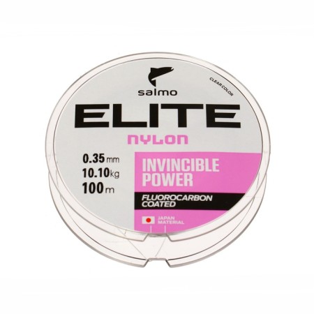 Monophile Flake Salmo Elite Fluoro Coated Nylon, diameter 0.35 mm, test 10.1 kg, 100 m, transparent