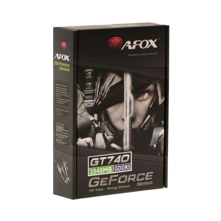 Video card Afox GT740 LP SINGLE FAN, 2GB, 128BIT, GDDR5, DVI, HDMI, VGA, HDCP-4