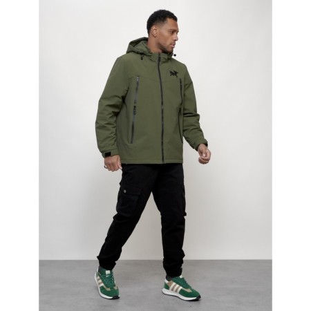 Male spring jacket, size 56, khaki color-10