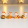 Polystone souvenir "Tiger with a gold cart" mix 2.4x1.6x2 cm