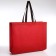 Bag beach without fasteners, red color