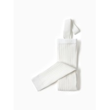 Children's leggings with Minaku straps, height 62-68 cm, white