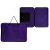 Folder for drawings and drawings A3, 470 x 340 x 20 mm with handles, textile, inner pocket "Creativity" violet