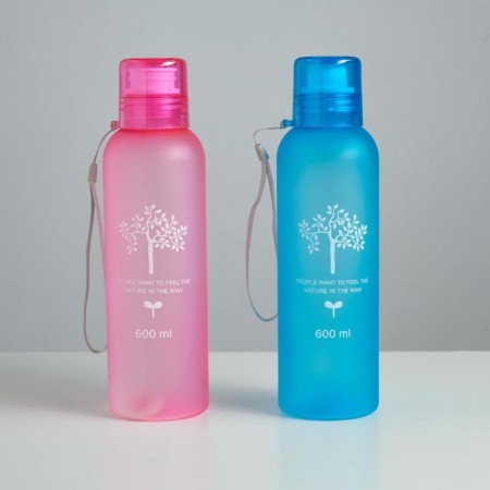Water bottle, 550 ml, "Tree of Life", on the lace, 20.5 x 6.5 cm, mix