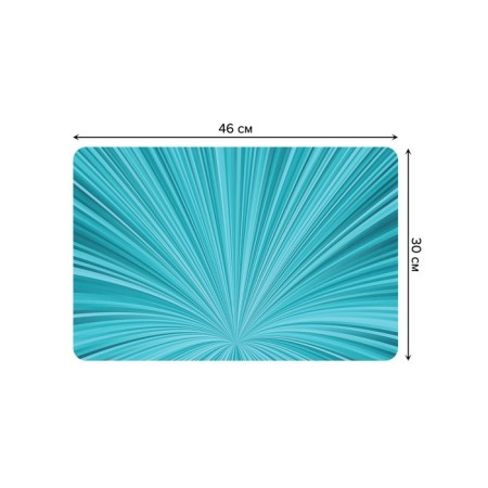 A set of napkins for setting the table "Illusory tunnel", rectangular, rounded edges, size 30x46 cm, 4 pcs-2