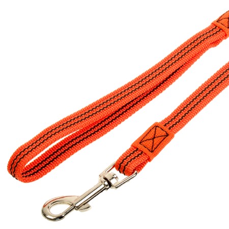 Kaponnoye zonik leash with latex thread, 5 m x 1.5 cm, orange-1
