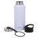 Thermos "Master K", 1 l, two covers, retains heat up to 12 hours, white