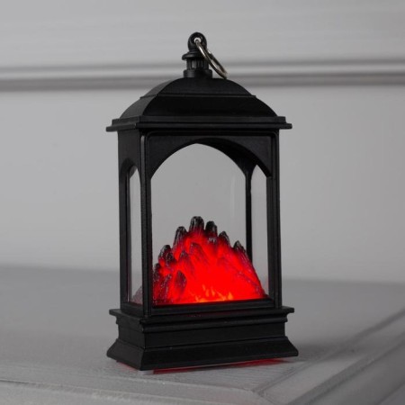 LED figure "fireplace" 7 × 13 × 4 cm, plastic, batteries AG13x3, glow red