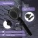 Shower watering can Zein Z3539, D = 90 mm, 5 modes, button "Stop", removable top, black