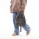 Youth backpack with lightning, 4 pockets, gray color