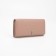 Women's wallet on magnets, pink color