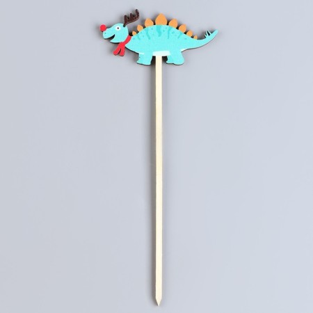 Wooden decor on the stick "Dragon" 20 × 6 × 0.4 cm, mix-3