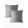 A set of pillowcases "Ethel" 70x70 cm - 2 pcs, gray, 100% cotton, maco -satin