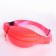 Lightning waist bag, 2 pockets, coral color