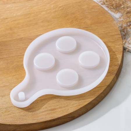 Mold "Shots. Circle ", silicone, 19.5 × 14.5 × 1.2 cm-2