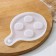 Mold "Shots. Circle ", silicone, 19.5 × 14.5 × 1.2 cm