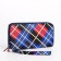 Women's wallet with lightning, blue color