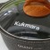 Granit Ultra pan, 2 l, d = 22.5 cm, h = 15.5 cm, glass cover, anti -stick coating, brown color