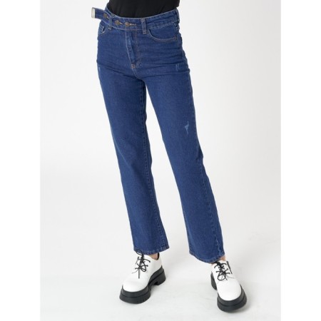 Women's jeans, size 44, blue color-7
