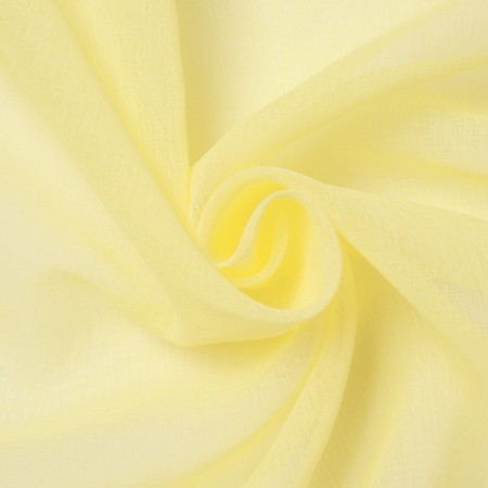 Witerra Len 140x180cm curtain for the kitchen, yellow, veil, PE100%-2