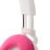 Headphones Quumo Game Cat White, Game, microphone, USB+3.5 mm, 2m, white/pink
