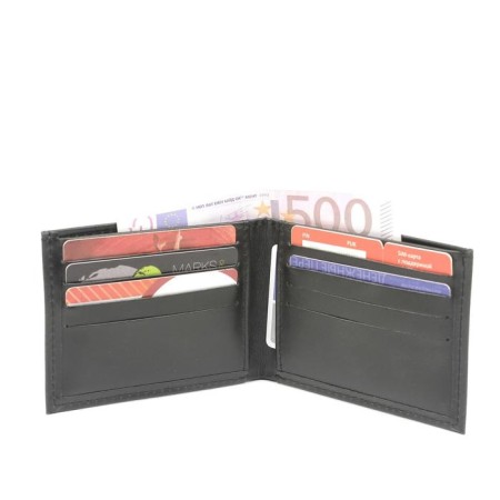 Purse, department without fastening, black color-1