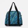 Lightning bag, external pocket, with an increase, blue/turquoise color